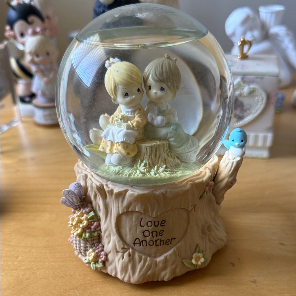 Love One Another Musical Snow Globe